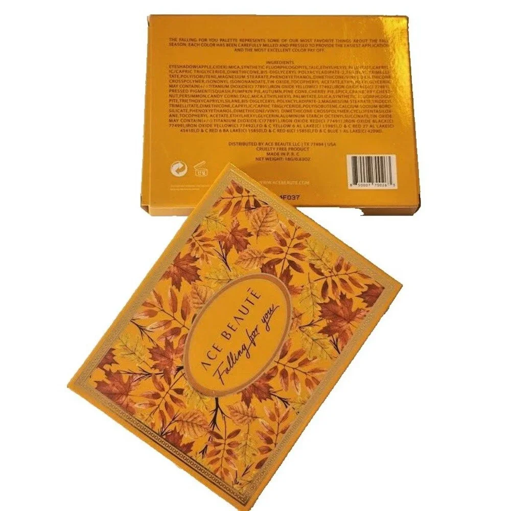 Ace Beaute Falling for You Eyeshadow Palette 12 Pan Pressed Powder Fall Color